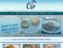 Tablet Screenshot of captainbobsseafoodpa.com